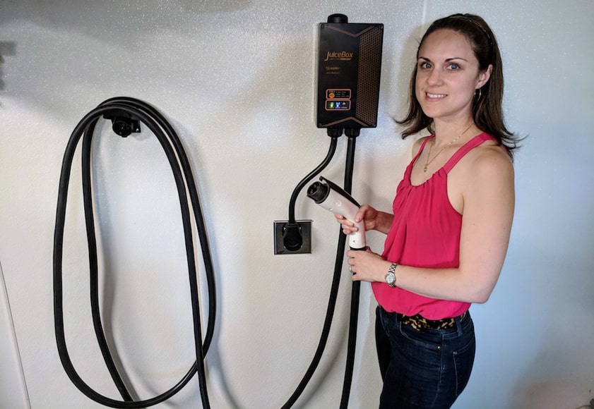 Charging in garage